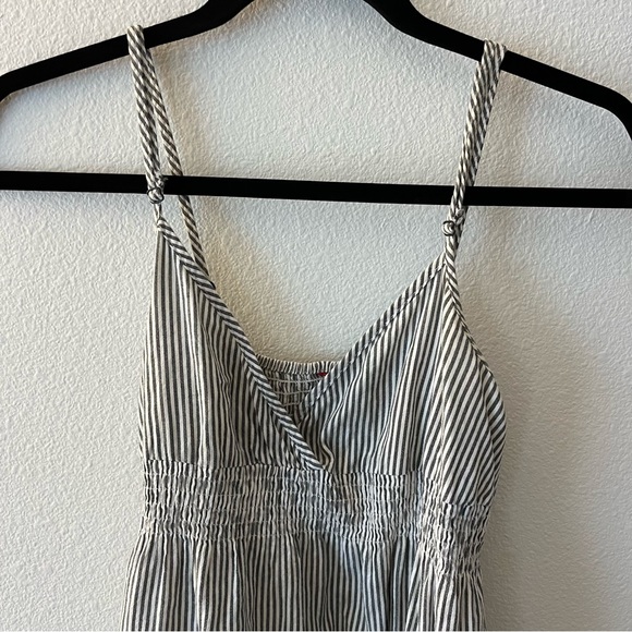 XS Gray/White Striped Dress - Picture 4 of 5